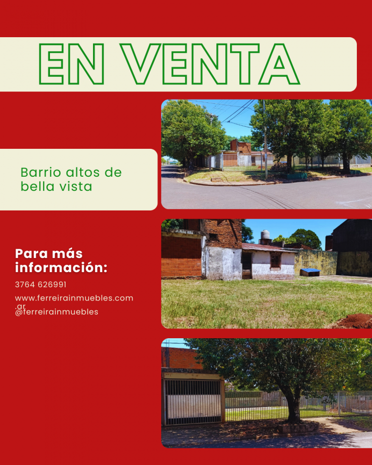 LOTE EN BARRIO ALTOS DE BELLA VISTA!!!
