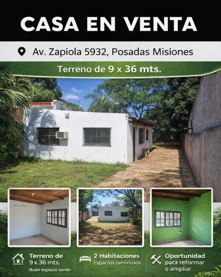 Casa en Venta - Av. Zapiola 5932