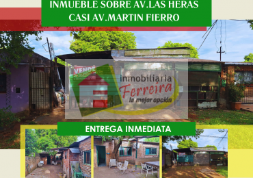 Inmueble sobre Av.Las Heras casi Av.Martin Fierro